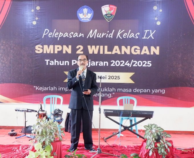 Perpisahan Sederhana, Penuh Makna: SMPN 2 Wilangan Lepas Siswa Kelas IX Tahun Pelajaran 2024/2025
